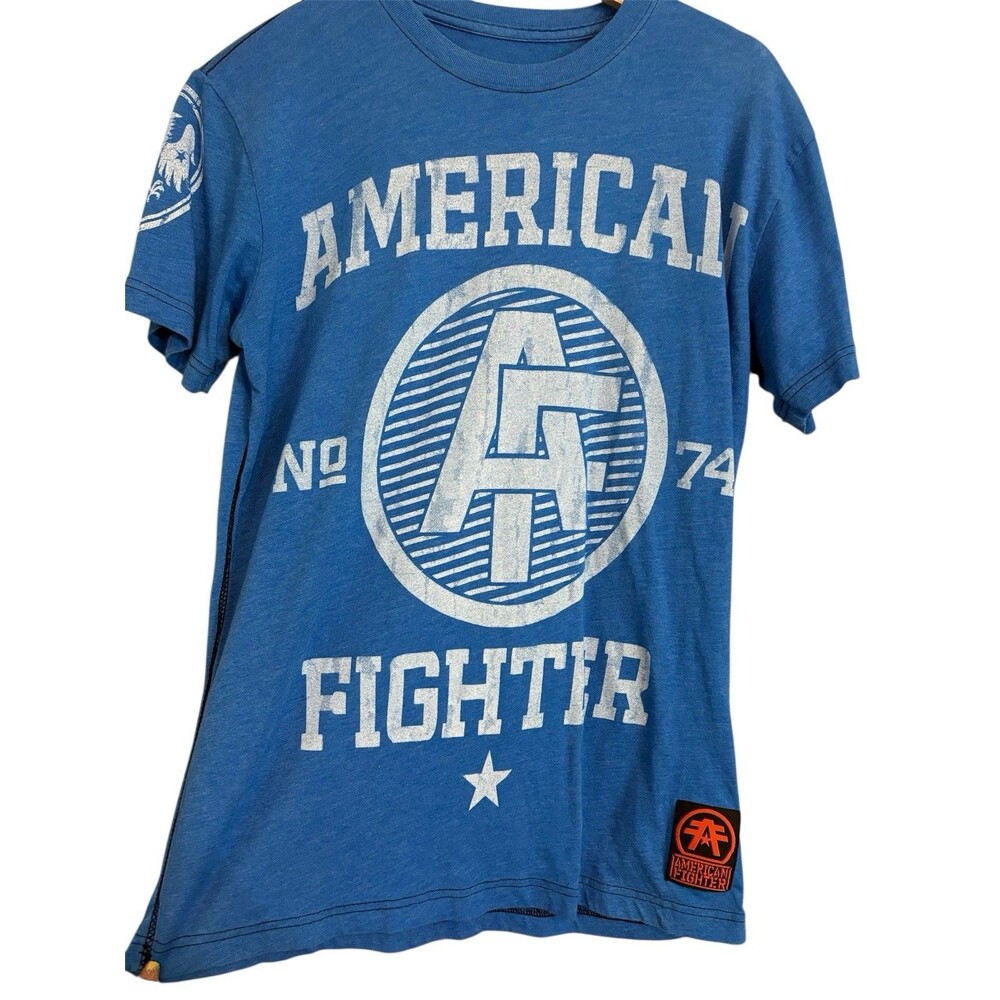 American Fighter Blue Small Short Sleeve Tee